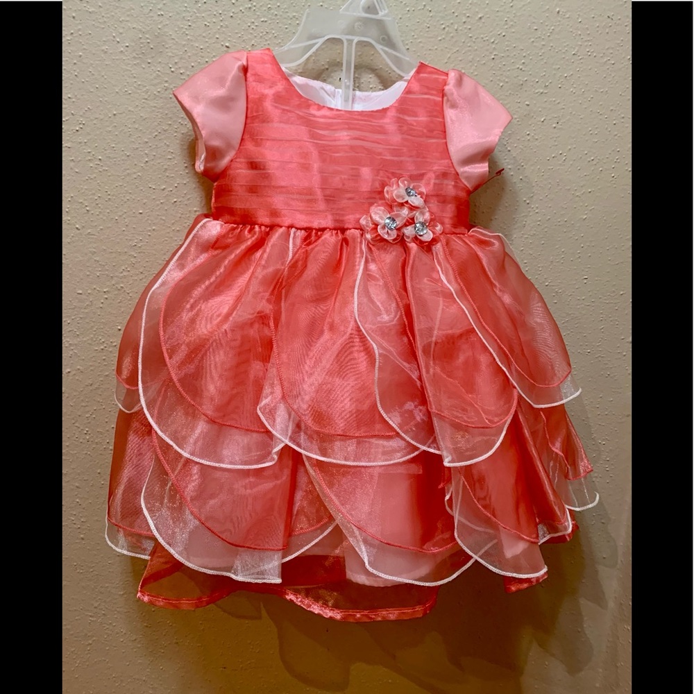 Infant Girls' Party Dress 
Size : 12 M